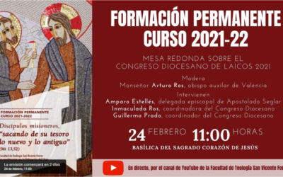 Curso de Formación Permanente 2022. Congreso Diocesano de Laicos 2021.